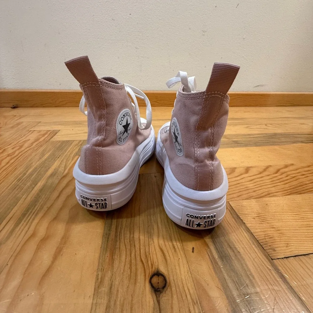 Converse Chuck Taylor All Star Move High Top Pink Sneaker Shoes Youth‎ Size 5